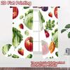 2D Flat Photography Backdrop Scene Tapestry Colorful Fruits and Vegetables 100% Polyester Family Party Perfect for Suitable
