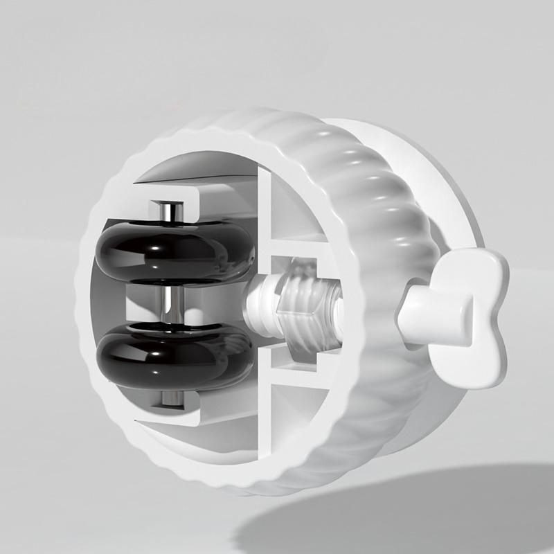 Paste Ball Bearing Caster No Drilling Required Furniture Bedside Table Load-Bearing Casters Mobile Base Braked Silent Wheels