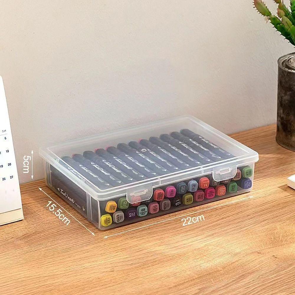 1Pcs Multifunctional Document Storage Container File Box  for Data Certificate Stationery Jewelry