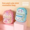 Pu Coin Purse With Zipper And Shoulder Strap For Girls And Teenagers