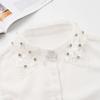 Neck Collar and Age-defying Collar African Fabric Lace Collar De Perlas Mode Naturales Piedra  Collar t Shirt for Clerical