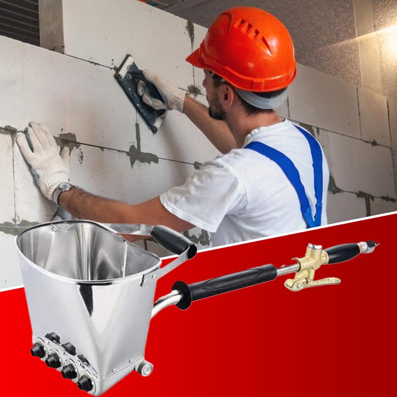 Concrete Sprayer Long Handle Wall Paint Sprayer Precision Control Construction Plastering Equipment For Ceilings Wall Renovation