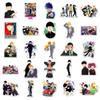 50 Japanese Anime Stickers: Mob Psycho 100 Shigeo Kageyama for Journal Decoration - Waterproof 2D Anime Merchandise.