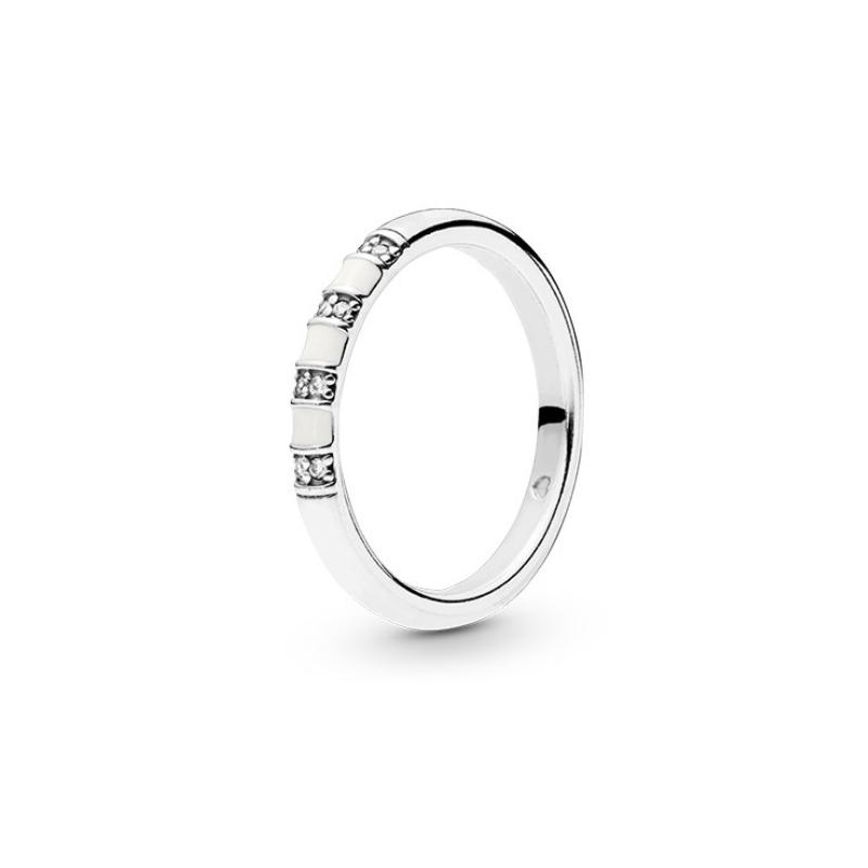 Lr 925 Silver Genuine Women 'S Ring Charm Fashion Love Logo Pendant Zircon Irregular Cable Chain Party Banquet Gift Making