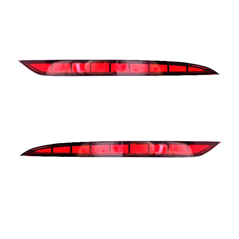 DinCh LED Rear Foglight For Geely EX2 Rear Bumper Foglight Foglamp Fog Light Fog Lamp Brake Lights