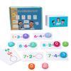 Kids Montessori Math Toys Arithmetic Card Matching Games Addition Subtraction Parish Early Educational Counting Toys for Kid
