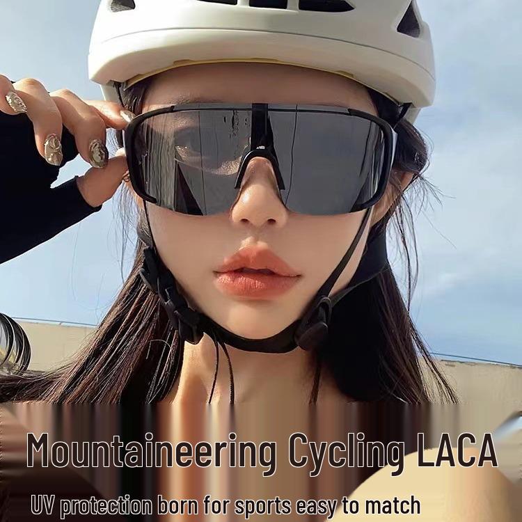 Large Frame Windproof Cycling Goggles: Unisex Day & Night Dual-Use Sports Sunglasses