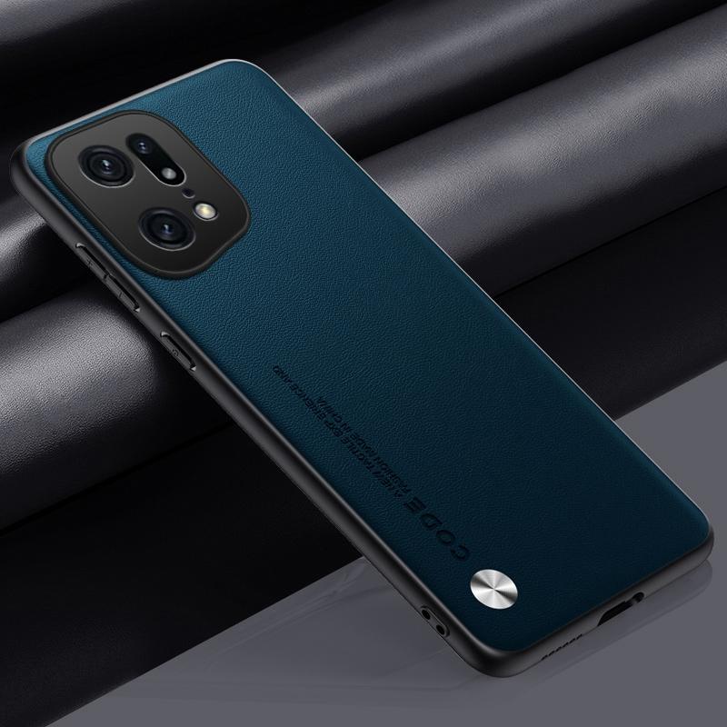 Luxury PU Leather Case For OPPO Find X5 Pro X5Pro Back Cover Silicone Shockproof Protection Phone Case For OPPO FindX5 Pro 5G