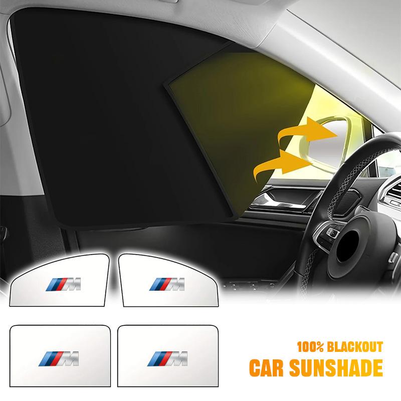 Car Windshield Sun Shade Cover Side Window Sun Visor Protection Curtains For BMW M M3 M5 X1 X3 X5 X6 E46 E39 E36 E60 Accessory jvsh88