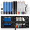 41-Piece Art Set: Sketch & Watercolor Pencils, Painting Supplies