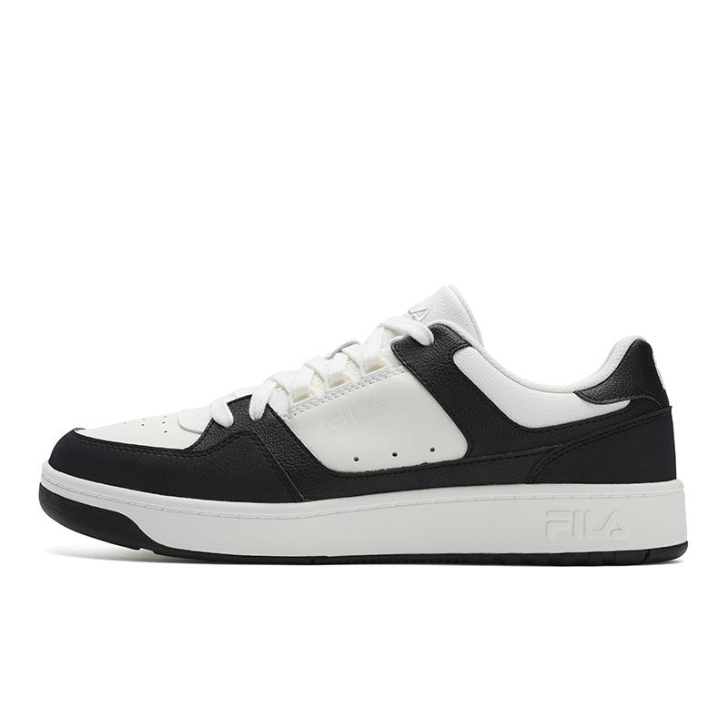 New FILA Lightweight Low top Tennis Shoes Men's White Black A12M541001FSB