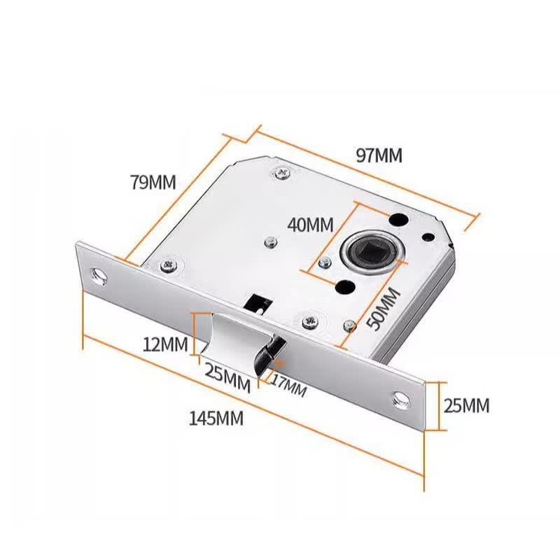 OIMG Fire Door Passage Lock See Main Image 2