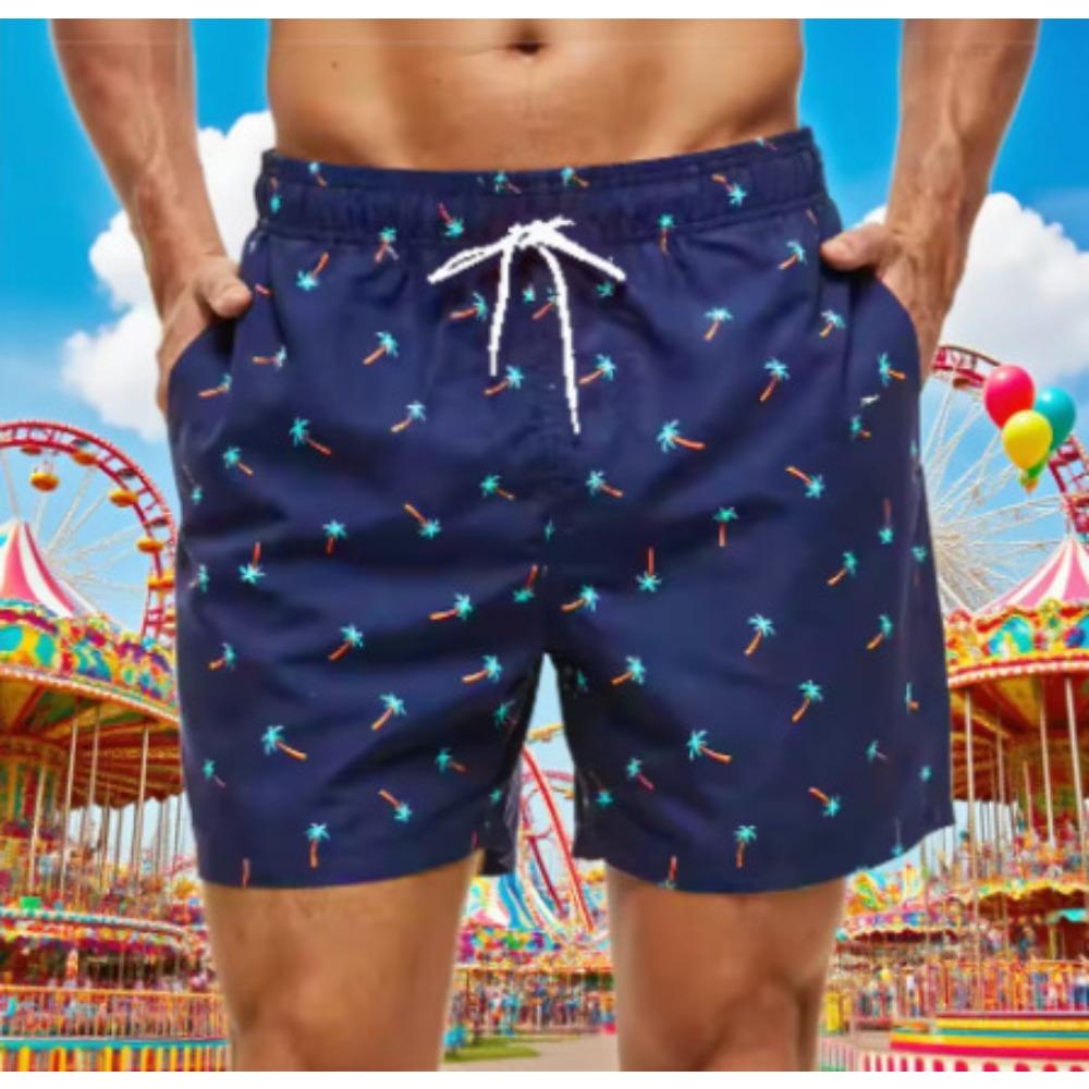 3D Digital Printing T-Shirt Teen Men's Shorts Versatile Breathable