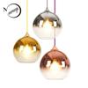 Nordic Modern Minimalist Ball Glass E27 LED Chandelier Dining Room Living Room Bedroom Study Interior Decoration Lamps