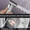 Toilet Flushing Spray Gun Faucet Companion 1 Inlet 2 Outlets Bathroom Toilet High-Pressure Water Gun Powerful Floor Corner Valve