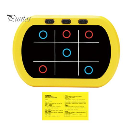 

5-в-1 портативная игровая консоль-головоломка, портативная дорожная игра для обучения и развития памяти, настольные игры для взрослых и детей жёлтый