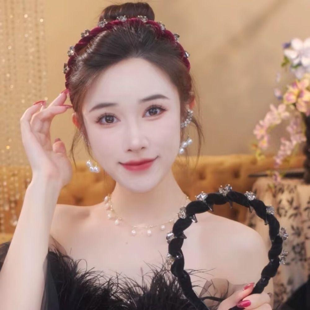Toothed High Cranial Top Headband Korean Style Non-slip Hair Hoop  Makeup