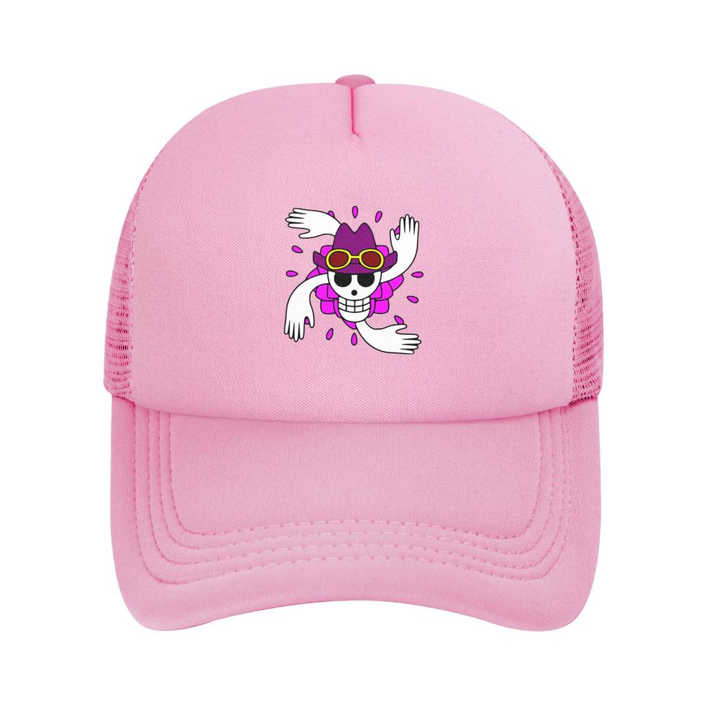 Mihawk Onepieces Flag Trucker Hat Unisex Sport Mesh Baseball Cap Polyester Adjustable Sports Cap