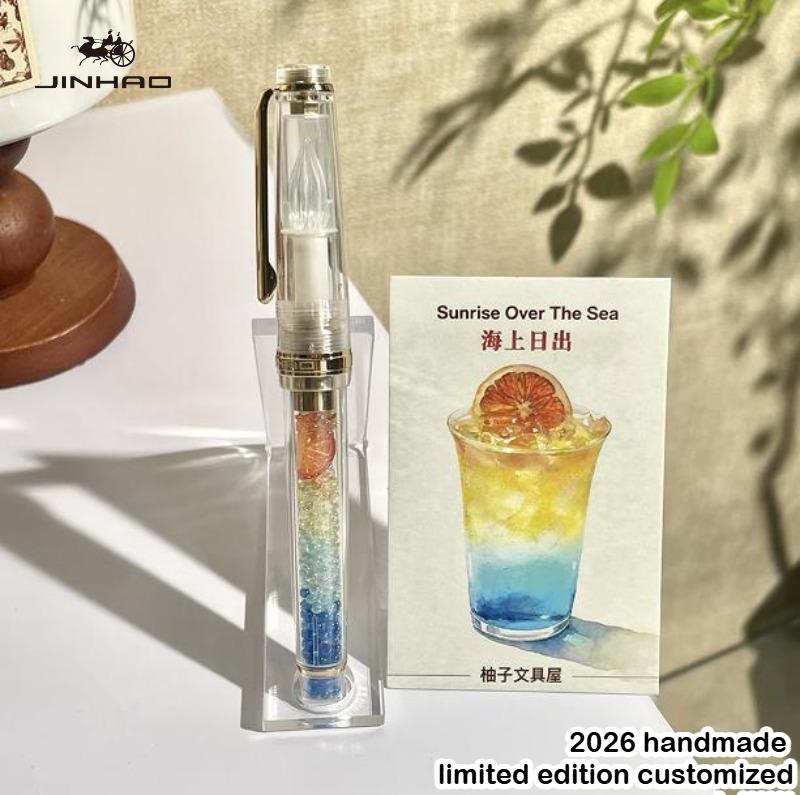 2026 Handcrafted Limited Edition JINHAO 82 Glass Dip Pen Finely Grounded Smooth Writing Office School Art Supplies Stationery