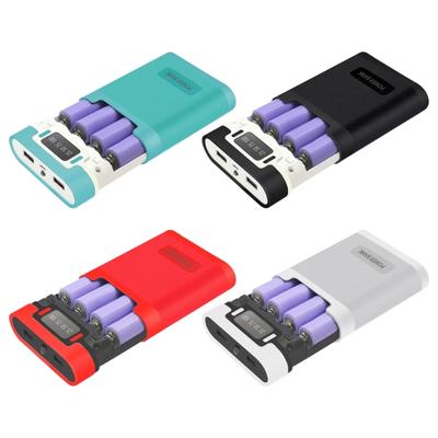 4 Slot 18650 Mobile Battery Removable Battery Compartment Not Welding Required Various Device Charging Solution