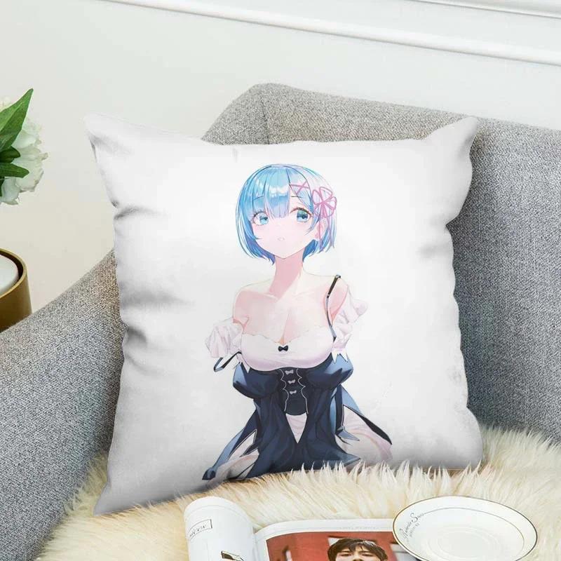 Pillowcases for Pillows Anime Pillow Cover 40x40 Pilow Cases Decorative Cushion Covers Pillowcase Cushions Home Decor Sofa