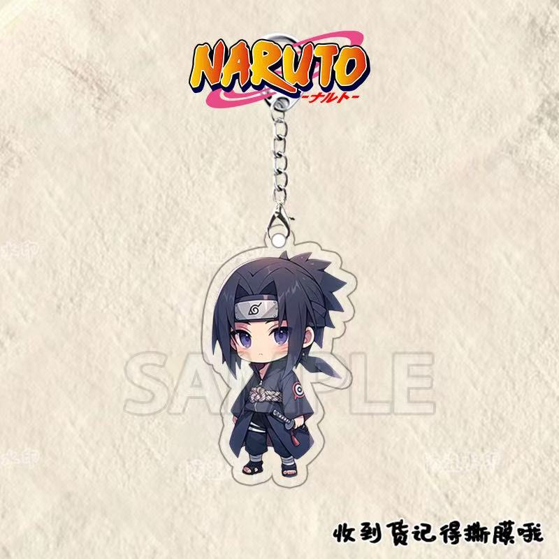 Anime Naruto Akrilik anahtarlık aksesuarları Uzumaki Naruto Çizgi Film Anahtarlık