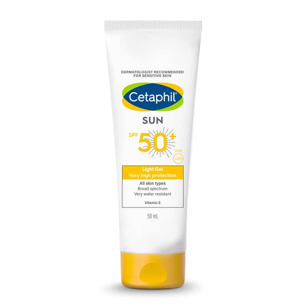 Cetaphil Sun SPF 50 Sunscreen Gel For Combination Skin Lightweight Water Resistant 50 Ml