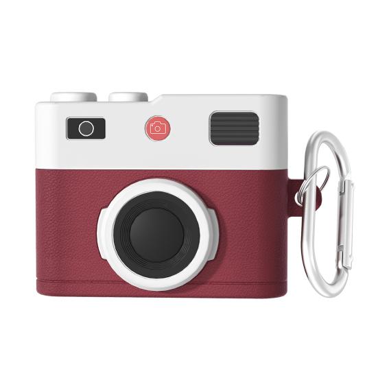Pouzdro na sluchátka Ochranný kryt Nárazuvzdorný Retro 3D ochranný silikonový kryt na fotoaparát odolný proti nárazu pro AirPods 4