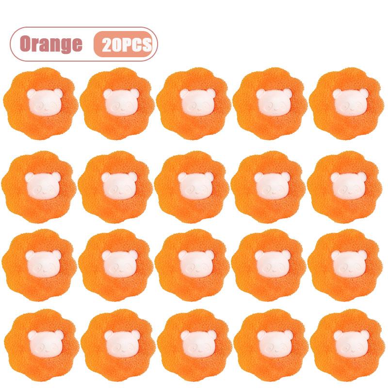Reusable Laundry Filter Balls Pet Hair Fabric Softener Alternative for Washing Machine Tangle Free Cleaning and Home Care