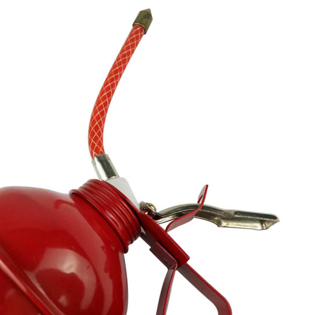 Handöler Eisen Rot Hebelstil Schmierung Öldose Flexibler Schlauch Öldose Pumpe 270ml