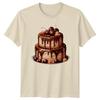 Everything Tastes Better Covered In TShirt Chocolate Cake Baking Gift Birthday