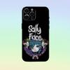 Mini Shockproof Cartoon S-Sally Face SF Phone Case   For iPhone17,16,15,14,13,12,11 Plus,Pro Max Soft Black Cover