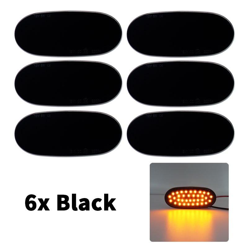6pcs Dynamic LED Side Marker Light Side Repeater Lamp Turn Signal Light Panel Lamp For Volkswagen Crafter 2006 For Benz Sprinter W906