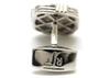 TATEOSSIAN Business Quad Knot Cufflinks (Palladium)