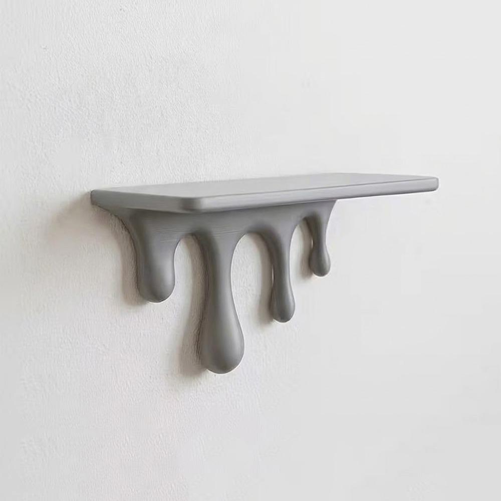 Wall-Mounted Melting Wall Shelf 3D Printed Plants Display Stand  Collectibles Display