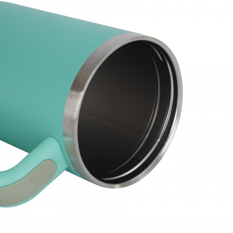 40oz Stainless Steel Insulated Travel Mug With Handle Car Office Home - Double Wall Vacuum Thermos Cup