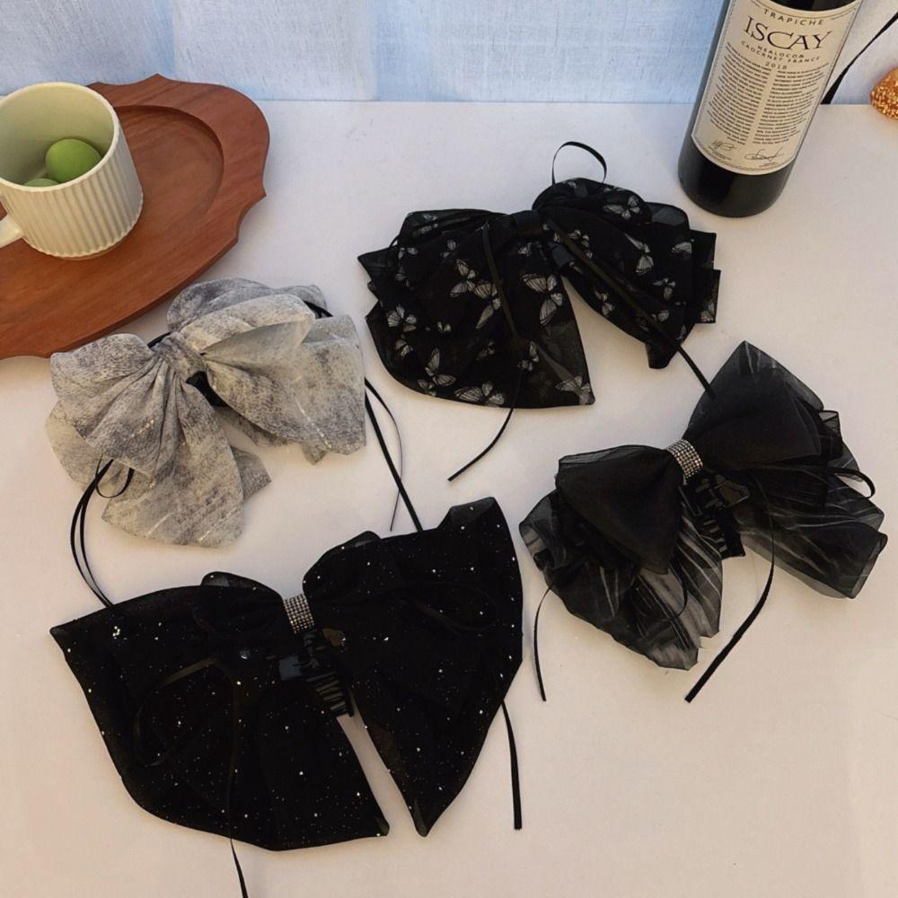 Greifclip Schleifenband Haarkralle Blume Haarnadel Chiffon Schleifenknoten Haarspange Haarschmuck