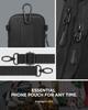 Spigen Klasden KD400 Shoulder Bag for Perfect for Everyday Outdoor and Black Smartphones, Use, Activities, Travel, (AFA07132)
