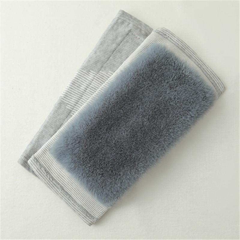 Autumn Winter Thickened Wool-Like Cashmere Knee Warmers Unisex Cold Protection Elderly Leg Protection