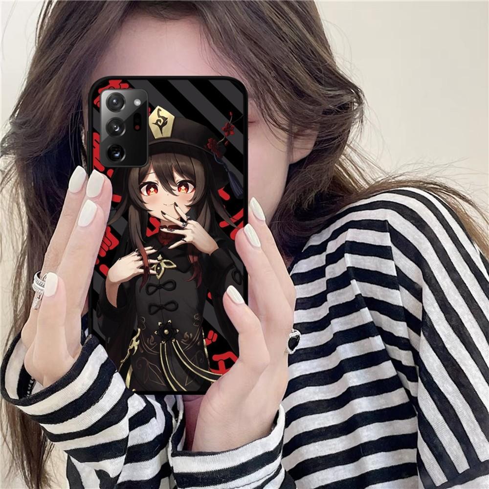 Genshin Impact Hu Tao Phone Case For Samsung Note 8 9 10 20 Pro Plus Lite M 10 11 20 30 21 31 51 A 21 22 42 02 03
