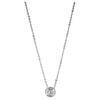 Swarovski Una Rhodium plated Necklaces Womens Silver