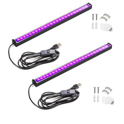 10W USB-Powered Ultra-Thin 385nm LED Black Light, UV Bar Light, Resin Curing Light, for Cabinets, Weddings, Parties, Stage Lighting, Fluorescent