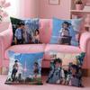 Romantic Anime Japanese Movie YYour Name Cushion Cover Pillow Case Soft Skin Friendly Fabric  Concealed Zipper