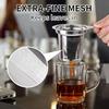 Extra Fine Mesh Tea Infuser Strainer Stainless Steel Loose Leaf Tea Steeper Diffuser with Large Capacity Basket and Lid Fits Te