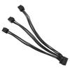 12VHPWR PCIE 5.0 Type A 90 Degree Extension Cable 12VHPWR 12+4Pin to 3x8Pin GPU Cable for 3090Ti 4090 4080 Graphics Card