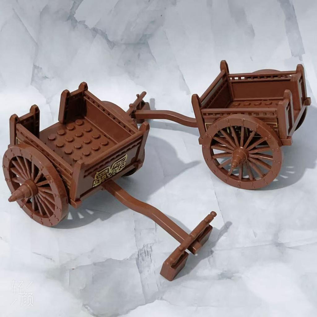 Small Particle Assembly Building Block Chariot Compatible With The Three Kingdoms Hero Boy Toy Carriage