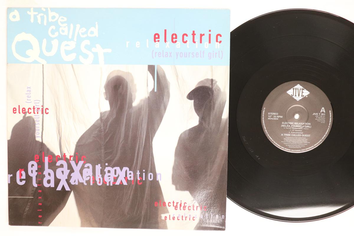 

12inch Record A TRIBE CALLED QUEST Electric Relaxation Relax Yourself JIVET351 JIVE 1993 UK Rap HipHopRB Used