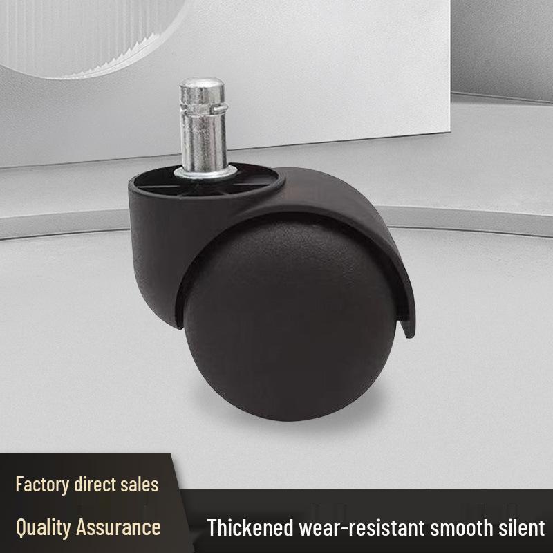 Universal Silent Swivel Chair Casters - Office & Computer Chair Wheels