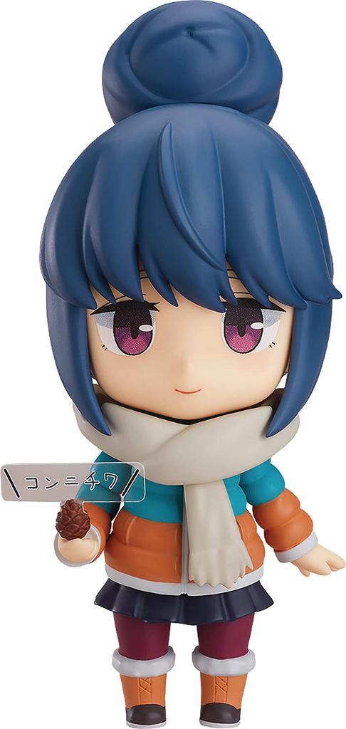 Nendoroid Rin Shima DX malovaná pohyblivá figurka Yurucamp Ver.. ABS&PVC bez vodního kamene