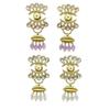 Exaggerated Devil's Eye Earrings Medieval Vintage Light Luxury Full Drops Tassel
